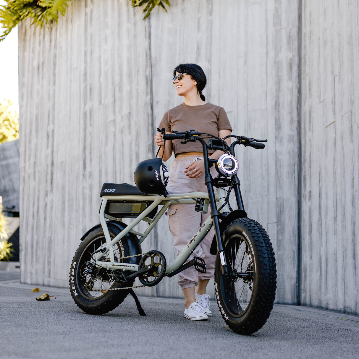 Ampd Bros ACE-X Plus+ High-Performance Fat Tyre Electric Bike, Bafang Motor & Suspension