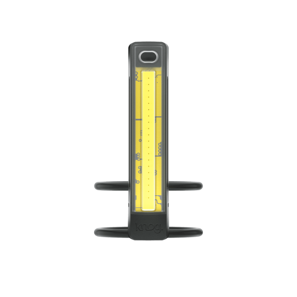 Knog Plus Front Bike Light - Bright, Wearable, USB Rechargeable Cycling Safety