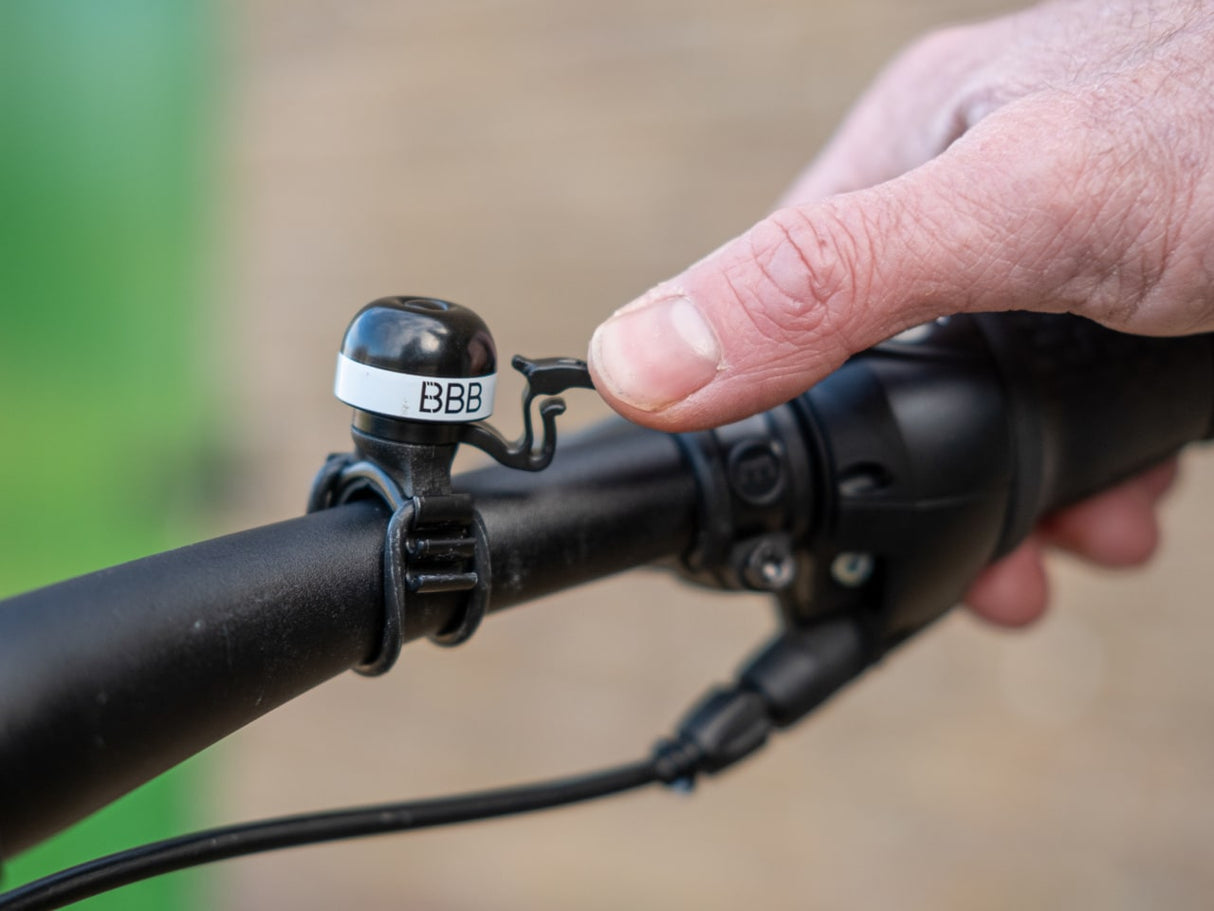 BBB MiniFit Lightweight Brass Bicycle Bell with Quick Release Mount