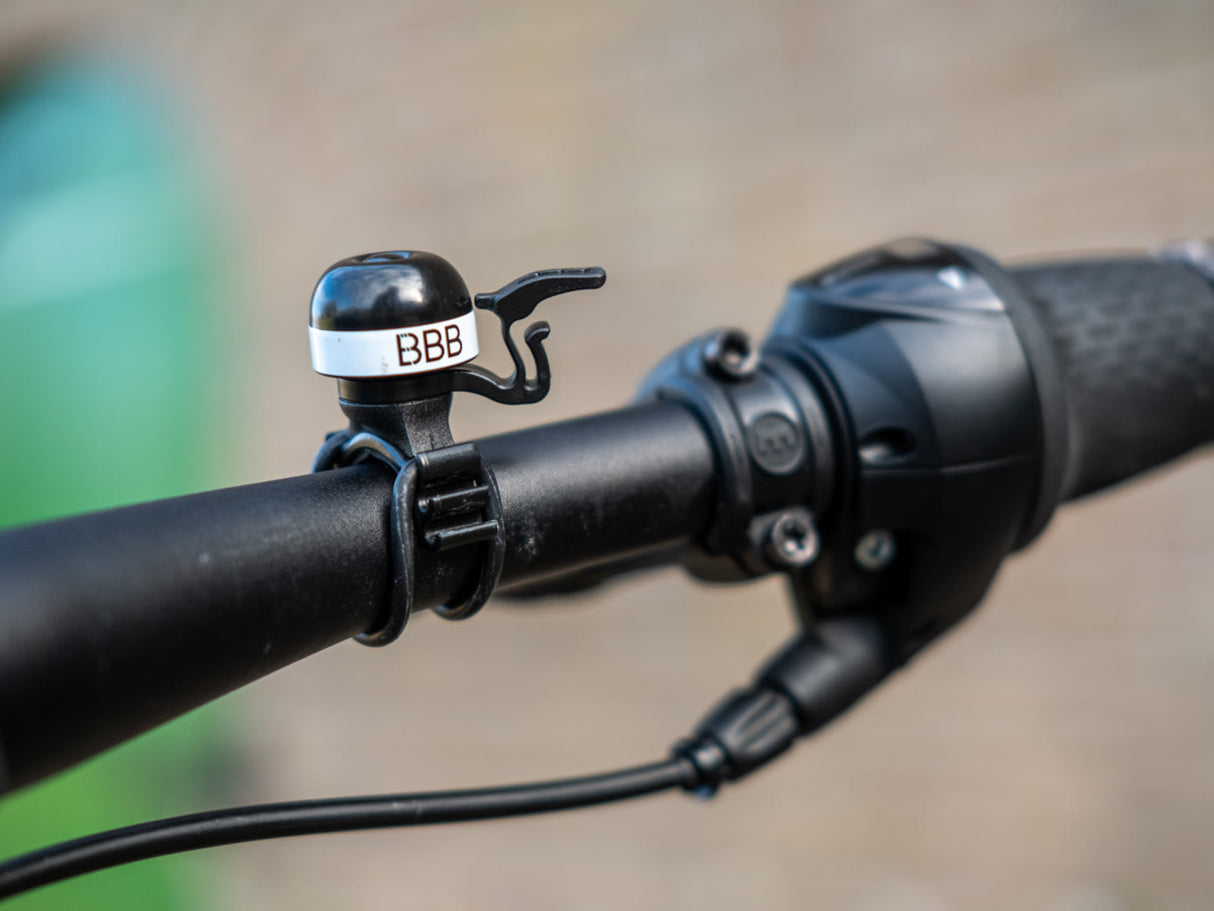 BBB MiniFit Lightweight Brass Bicycle Bell with Quick Release Mount