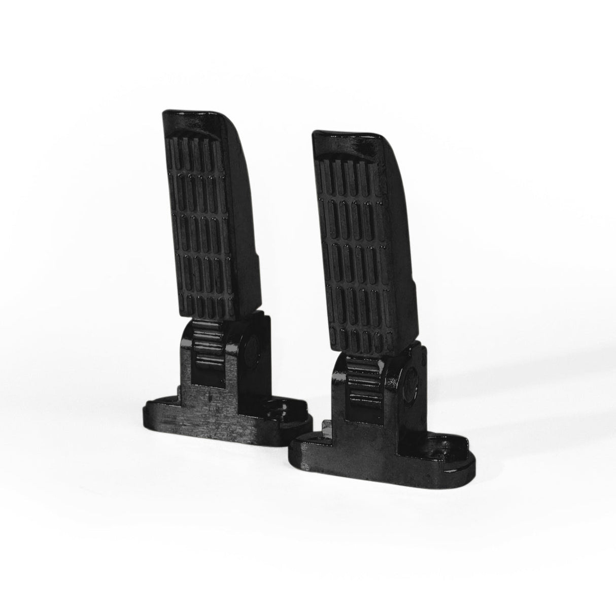 Premium Black Folding Alloy Pillion Foot Pegs for ACE Electric Bikes