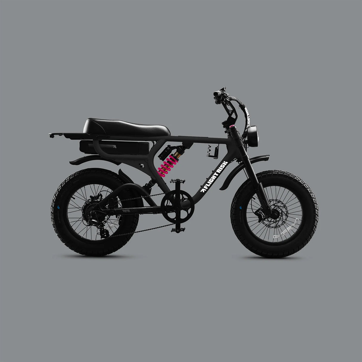 Flight Risk FR555 - High Performance Step-Over Dual Suspension e-Bike