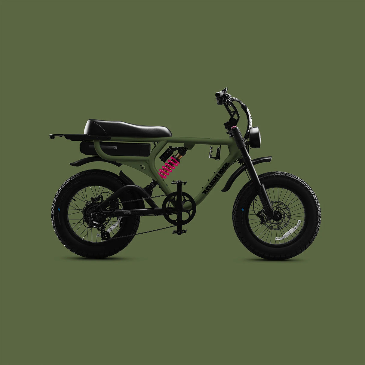 Flight Risk FR555 - High Performance Step-Over Dual Suspension e-Bike