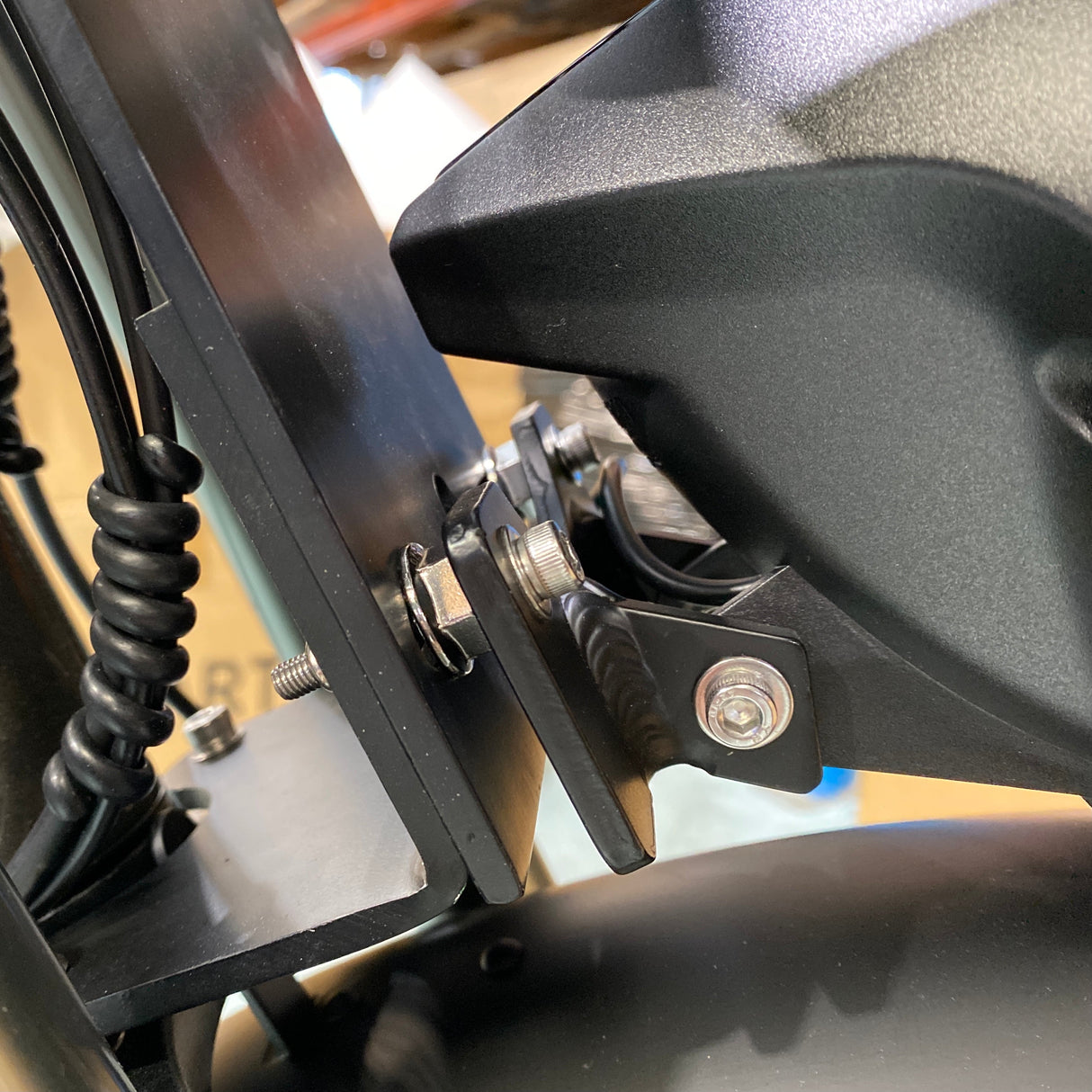 ACE E-Bike Front Cargo Rack & Basket System – Durable Aluminium, Matte Black