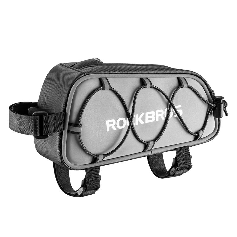 ROCKBROS Waterproof Reflective Bicycle Top Tube Bag, Secure Cycling Storage
