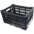 Azur Large Fold-Down Bicycle Cargo Basket - Black, 70 Litre Capacity