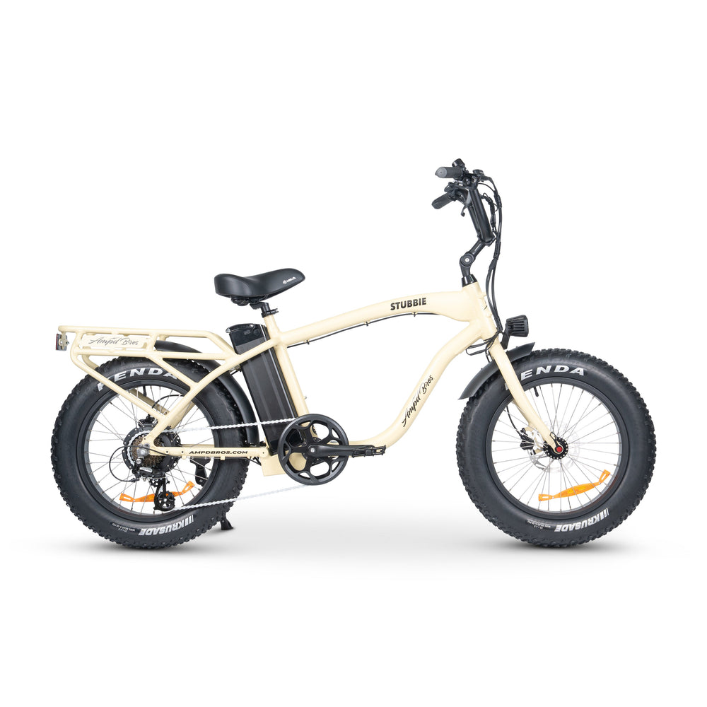 Stubbie Original S3 Fat Tyre Electric Cruiser Bike - Powerful Off-Road E-Bike