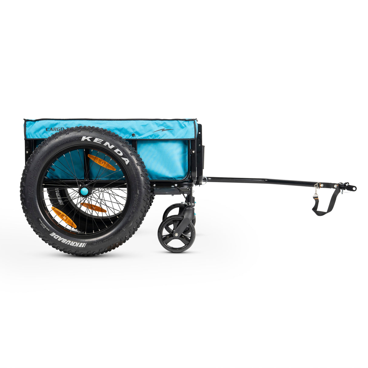 Ampd Bros Deluxe Cargo Bike Trailer - All-Terrain Heavy Duty Fat Tyre Hauler