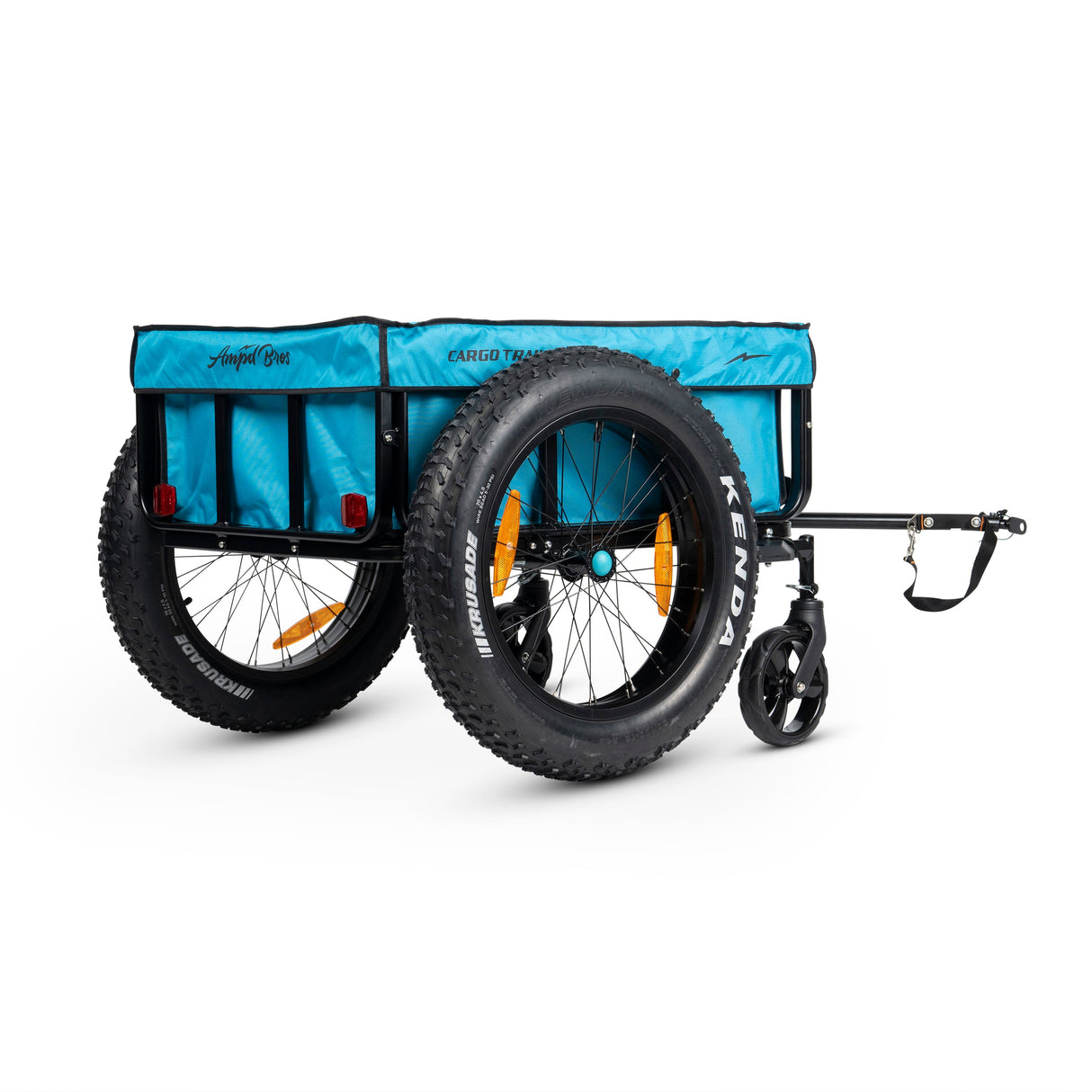 Ampd Bros Deluxe Cargo Bike Trailer - All-Terrain Heavy Duty Fat Tyre Hauler