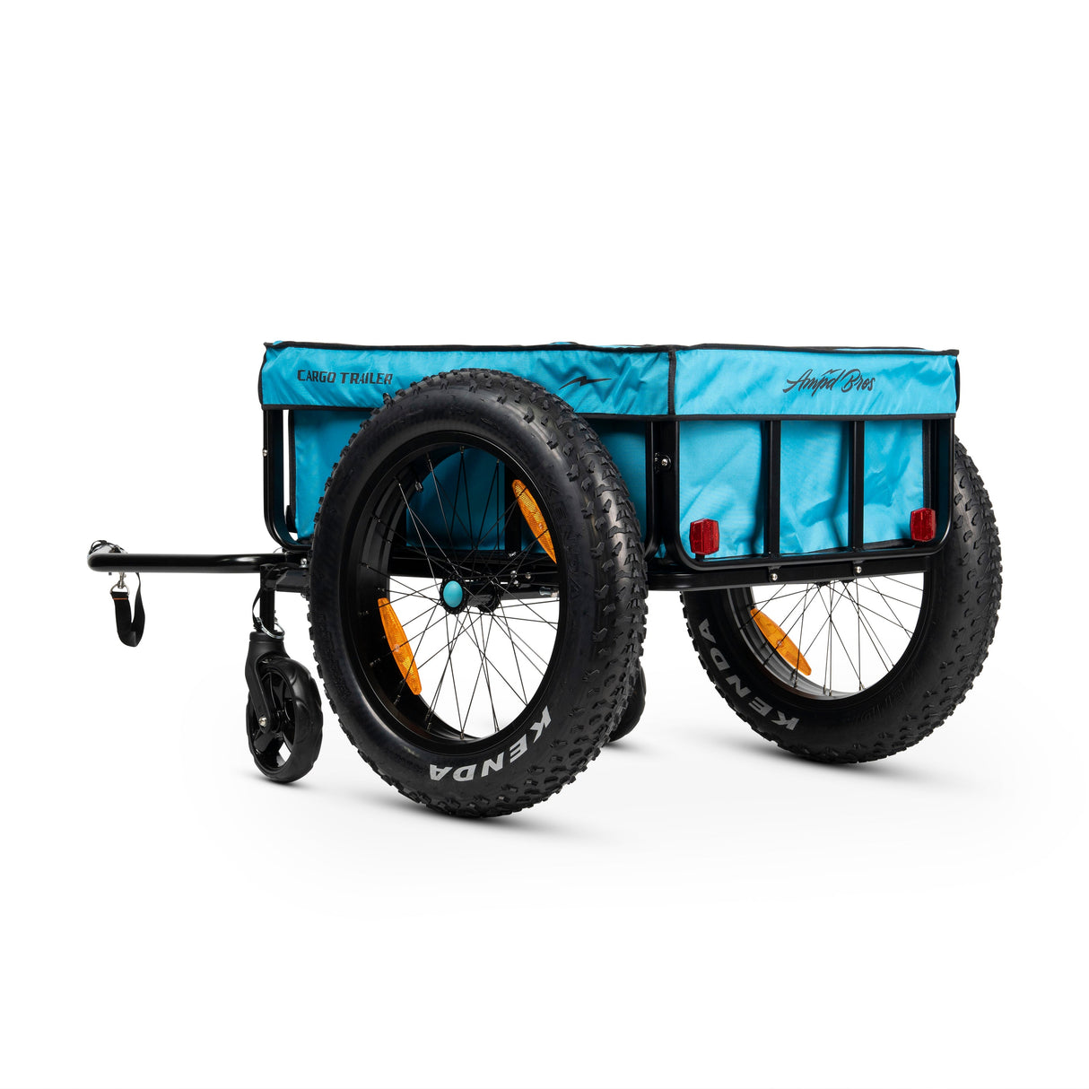 Ampd Bros Deluxe Cargo Bike Trailer - All-Terrain Heavy Duty Fat Tyre Hauler