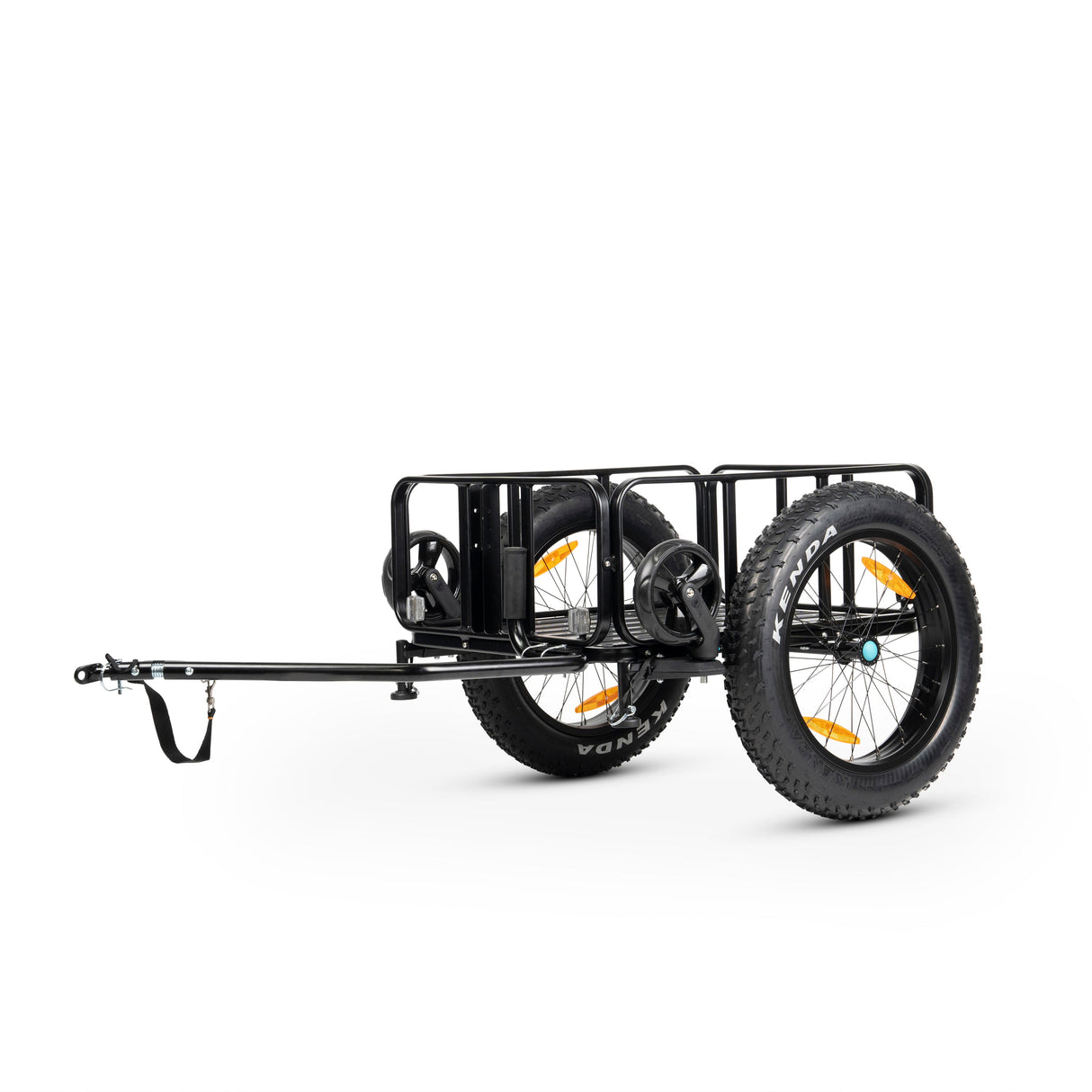 Ampd Bros Deluxe Cargo Bike Trailer - All-Terrain Heavy Duty Fat Tyre Hauler