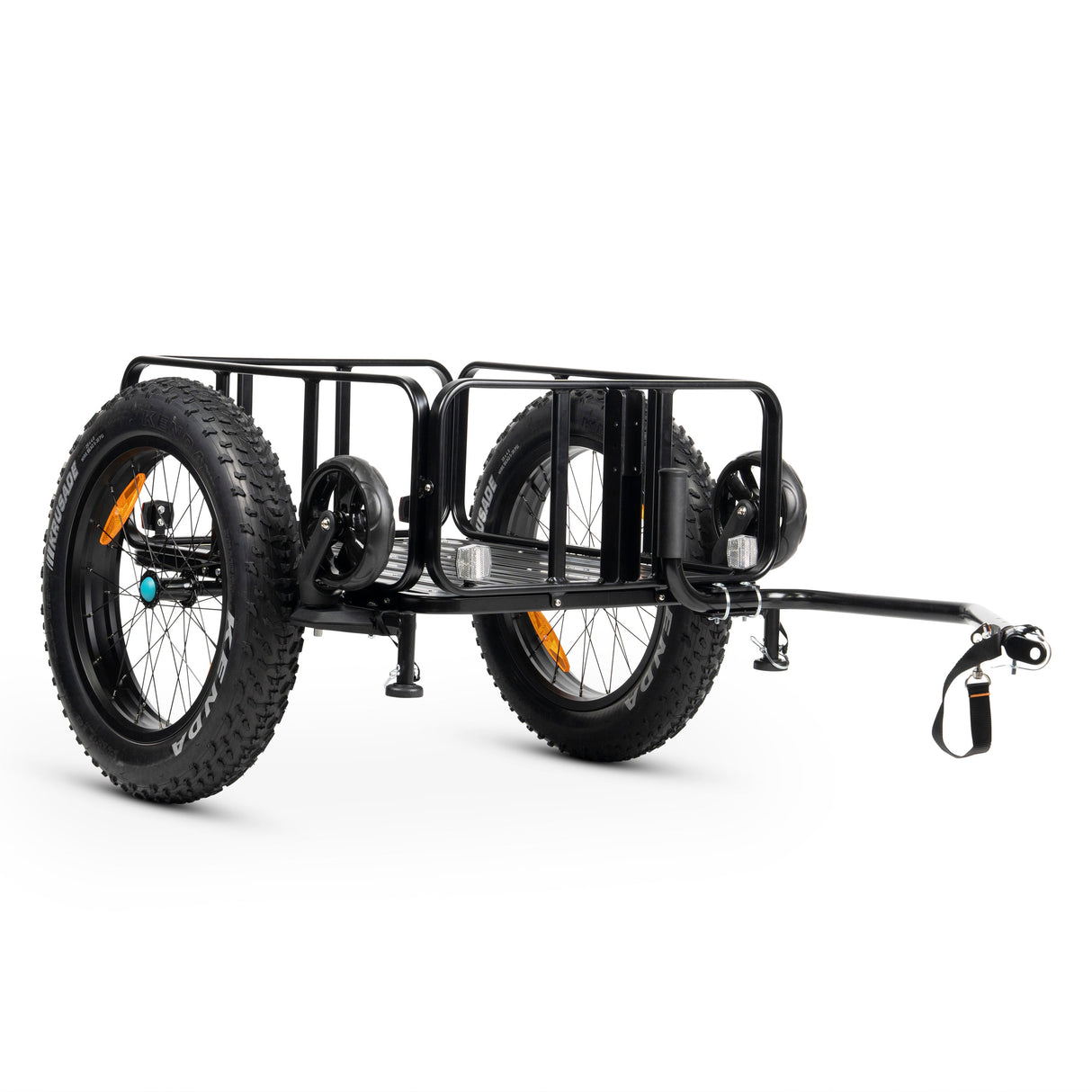 Ampd Bros Deluxe Cargo Bike Trailer - All-Terrain Heavy Duty Fat Tyre Hauler