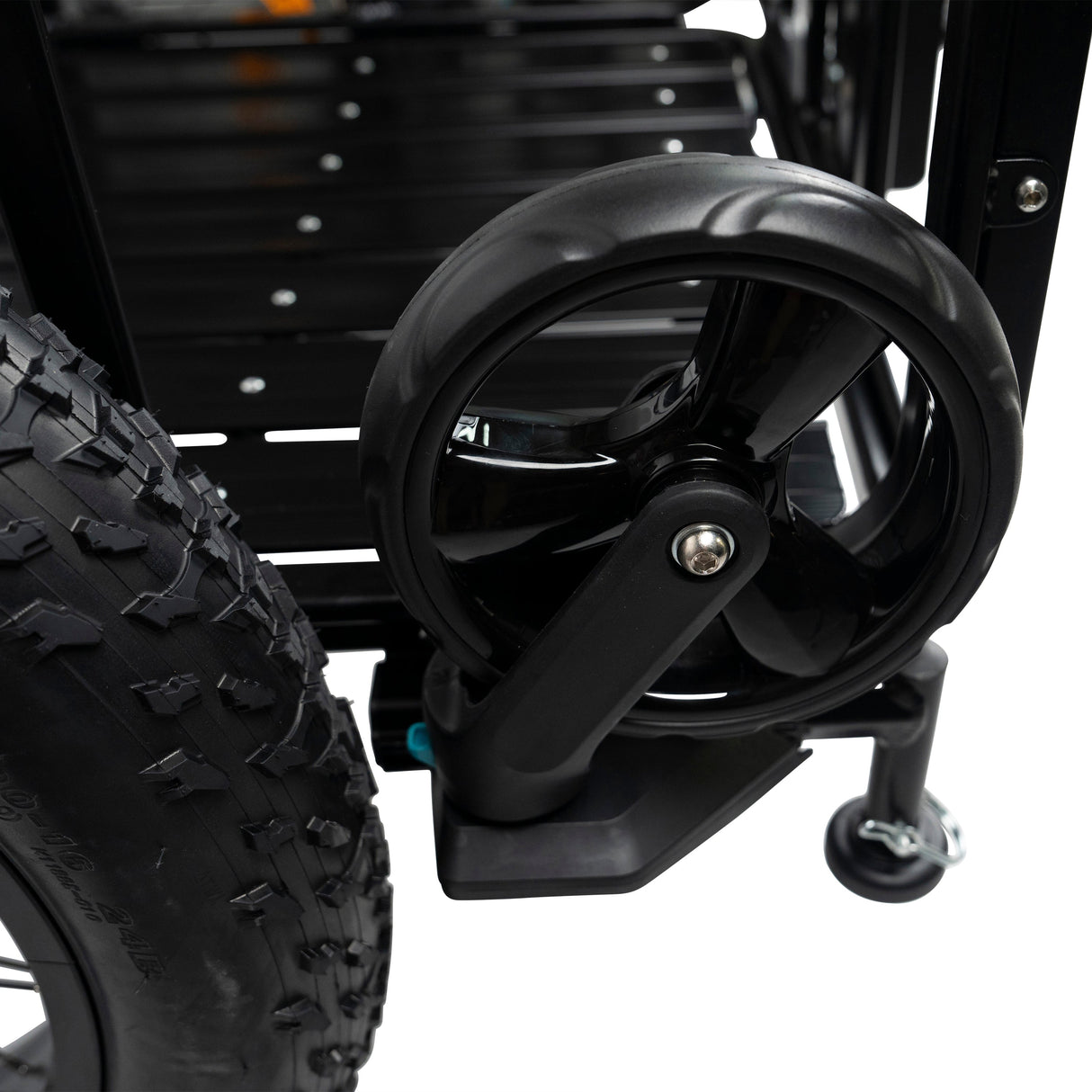 Ampd Bros Deluxe Cargo Bike Trailer - All-Terrain Heavy Duty Fat Tyre Hauler