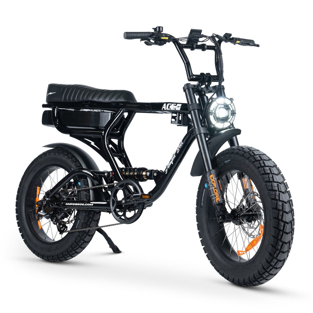 Ampd Bros ACE-X PRO Dual Suspension Electric Fat Bike: 95Nm Bafang Motor, 100km Range