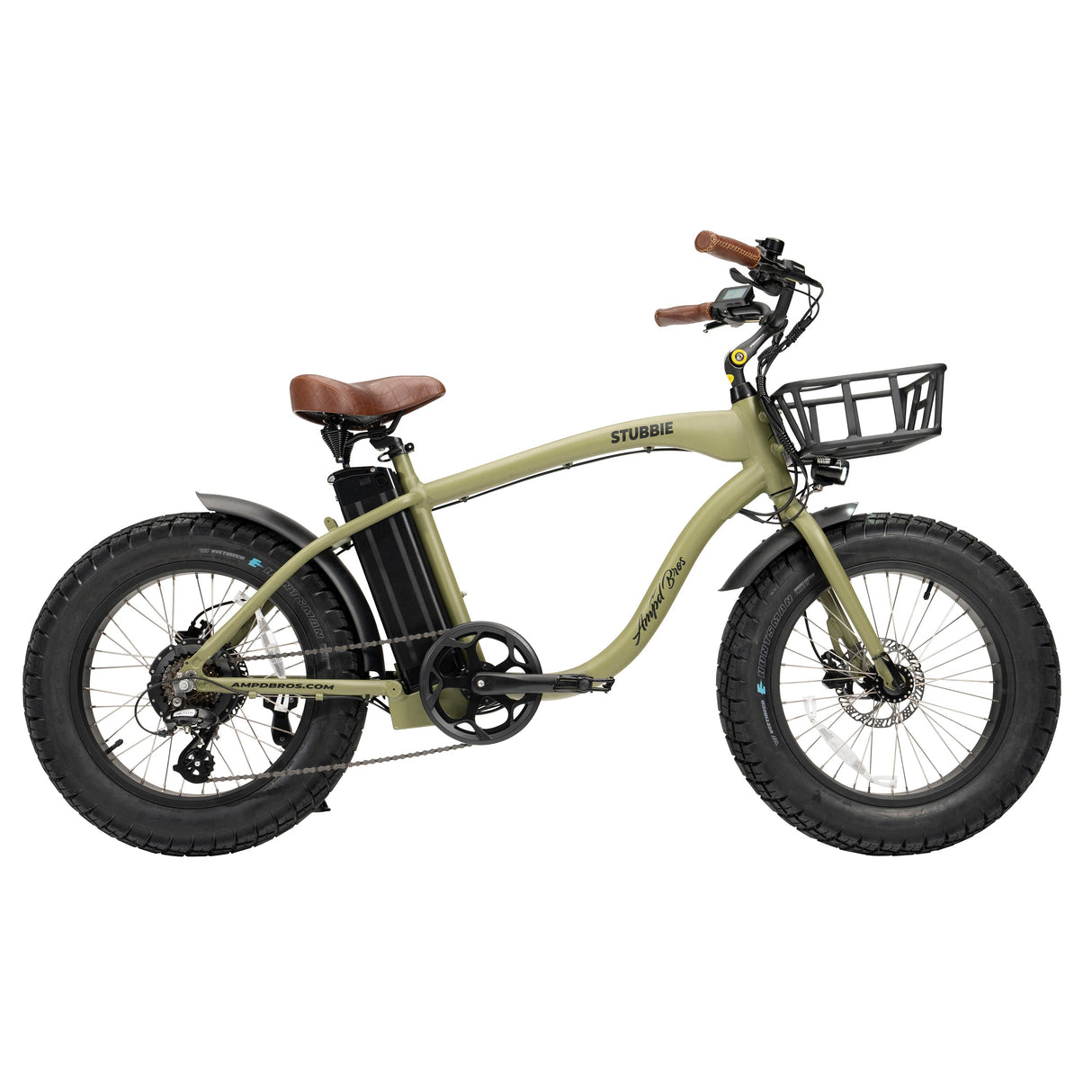 Robust Alloy Front Cargo Basket for Stubbie Chubbie Electric Bikes with Cupholder