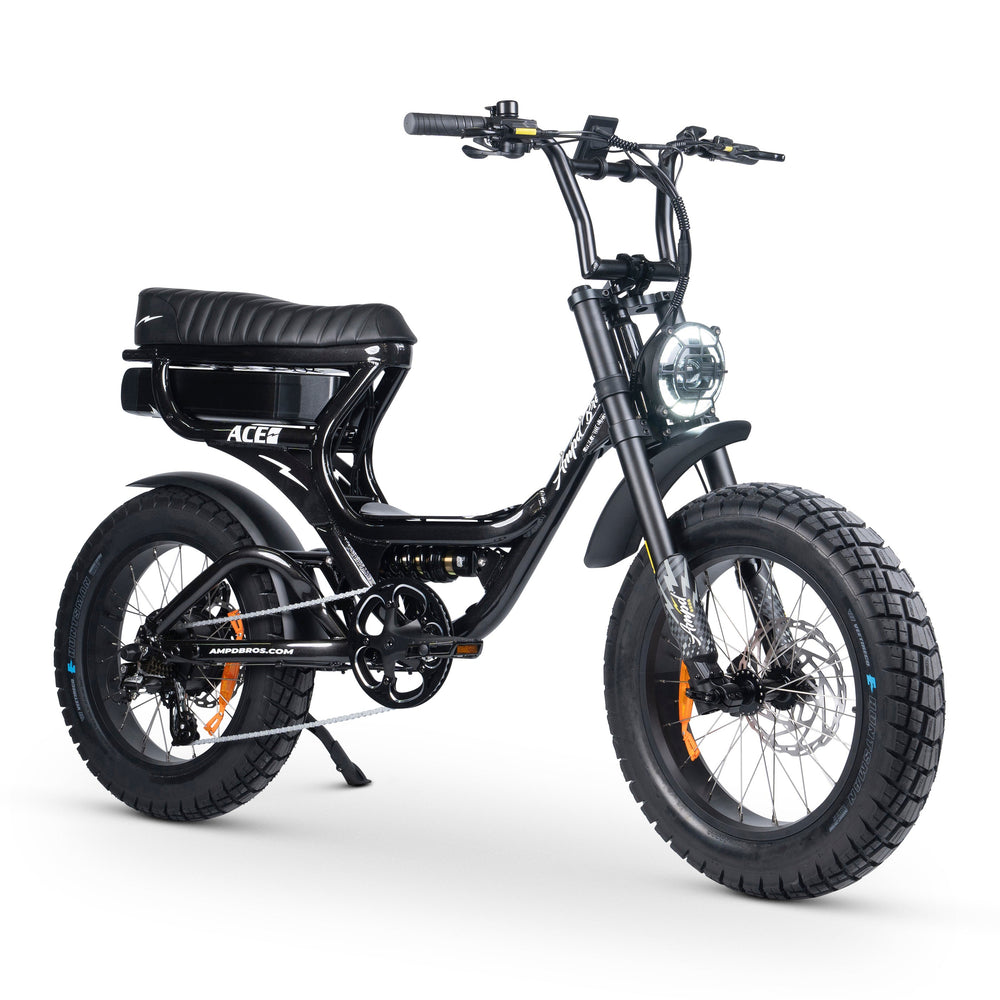 ACE-S PRO Dual Suspension Fat Tyre Electric Bike: Bafang Motor, Long Range