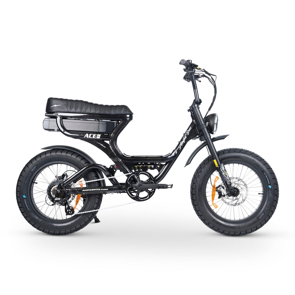 ACE-S PRO Dual Suspension Fat Tyre Electric Bike: Bafang Motor, Long Range
