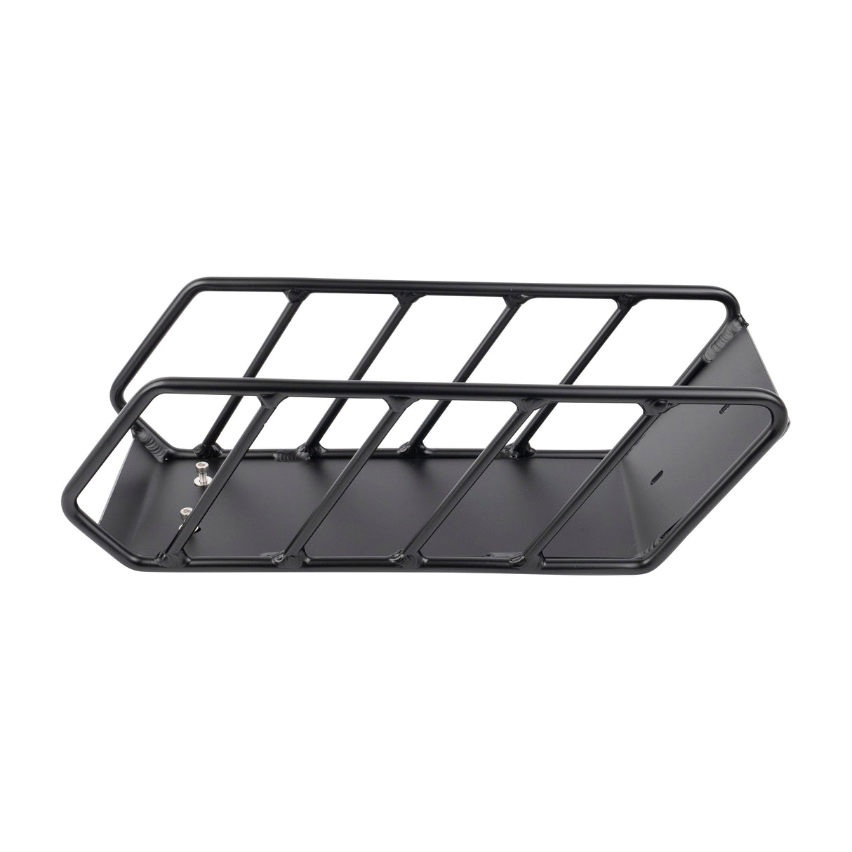 Durable Matte Black Aluminium Frame Mounted Cargo Basket for ACE Electric Bikes