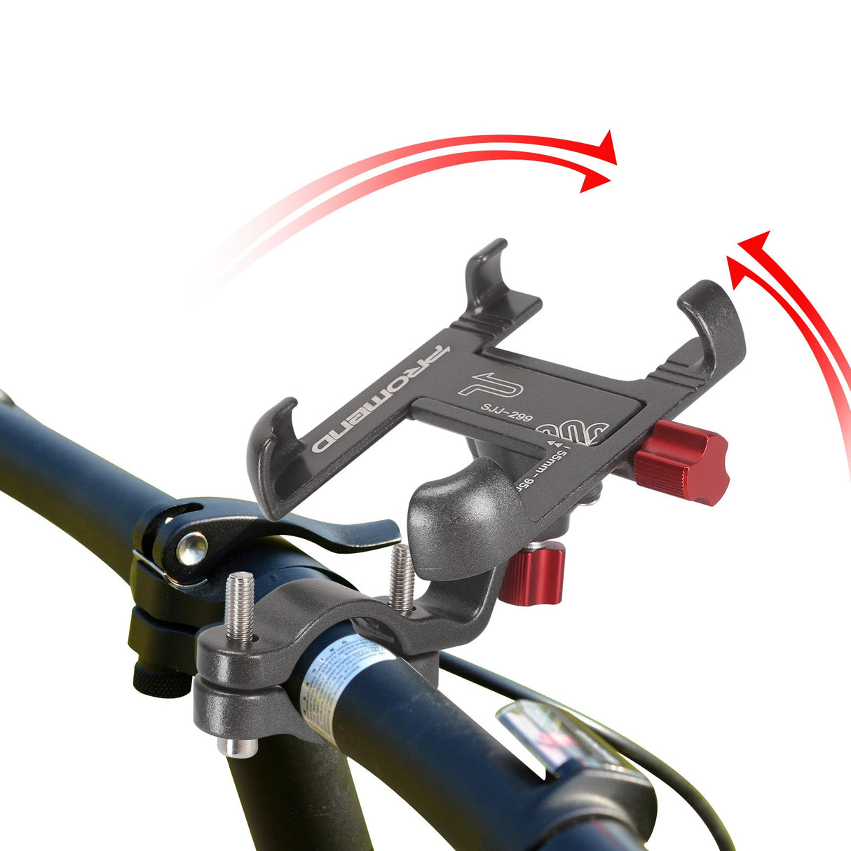 Titan 360° Rotatable Alloy Handlebar Phone Mount for Electric Bikes & Scooters