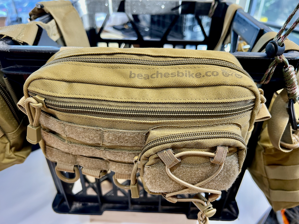 Army-Style Molle Panel Handlebar Bag