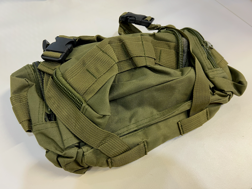 Army-Style Molle Panel Saddle Bag (Multi Pocket)