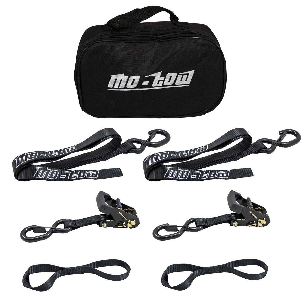 Mo-Tow 1.9M Black Motocross Motorcycle Carrier - Heavy Duty Tow Hitch Rack