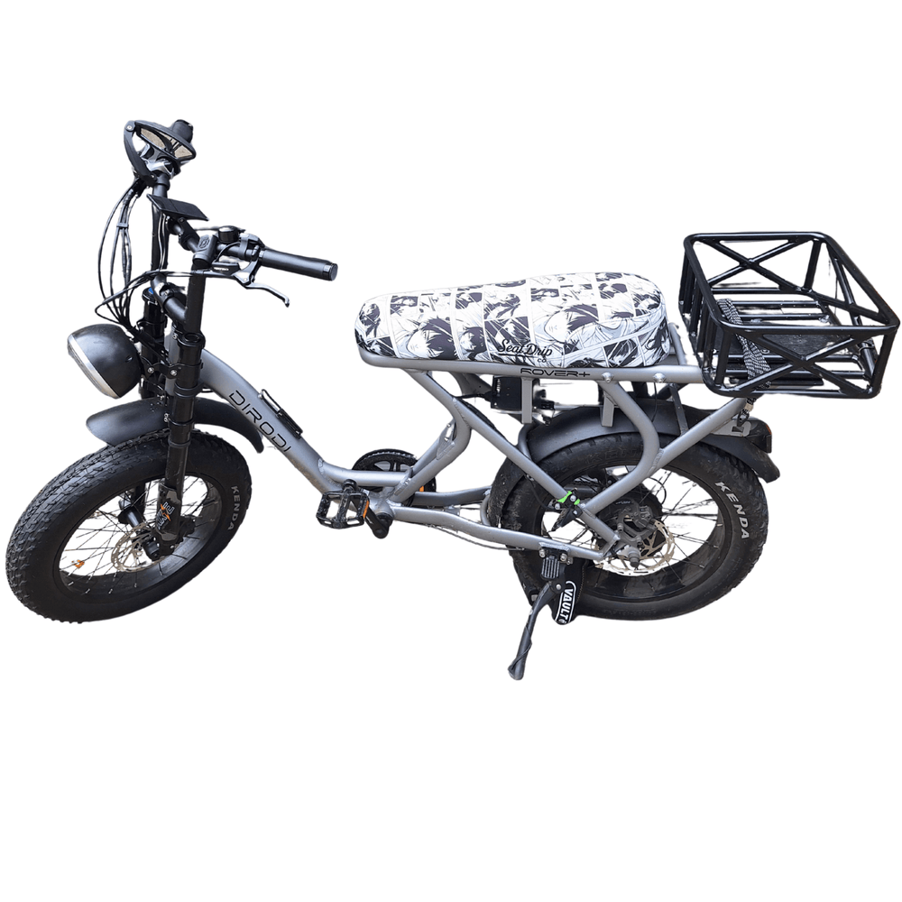 Manga Rush E-Bike Seat Cover: Durable, Water-Resistant, Bold Anime Graphics
