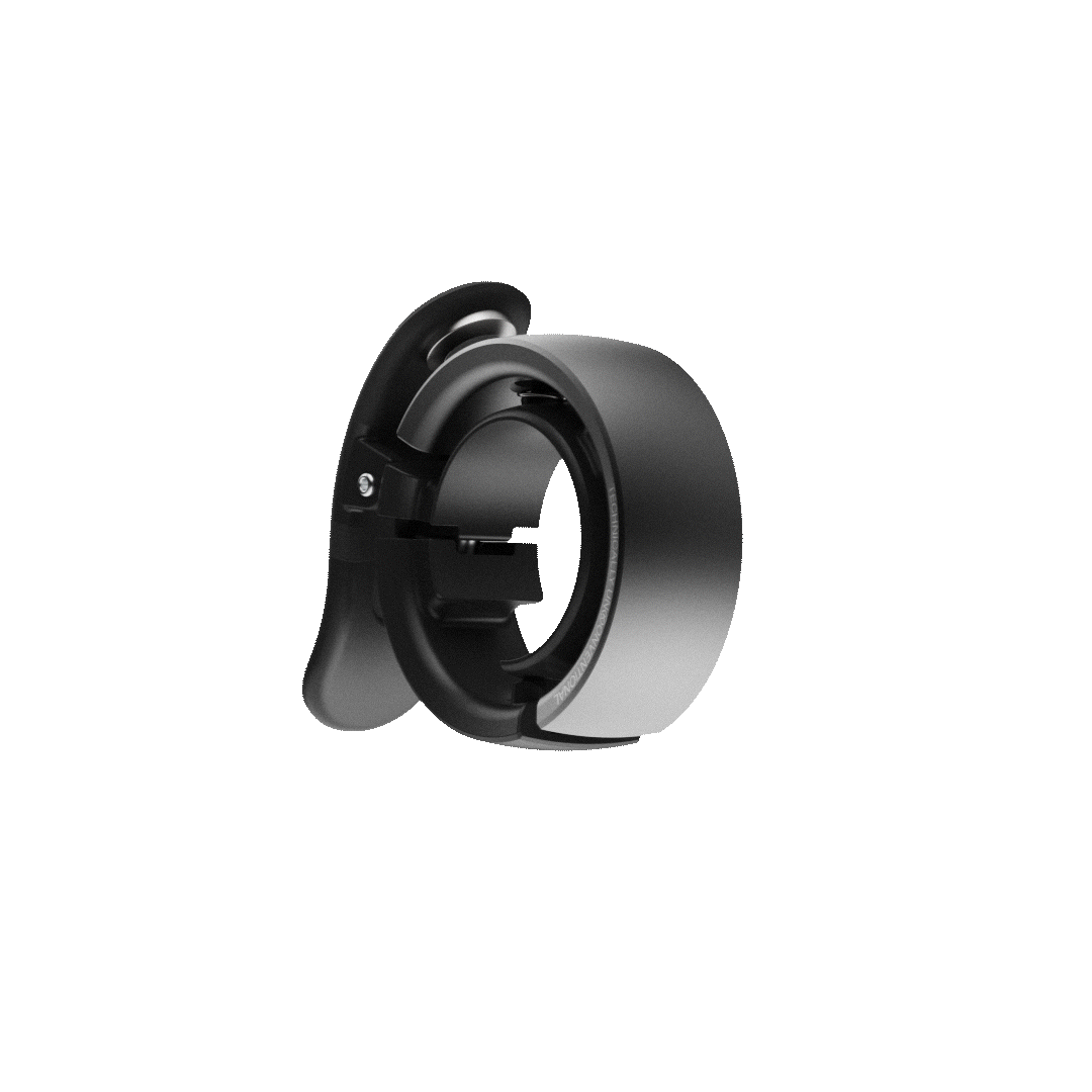 Knog Oi Prima Bike Bell: Sleek, Loud, Durable, WaveTek Hammer Technology