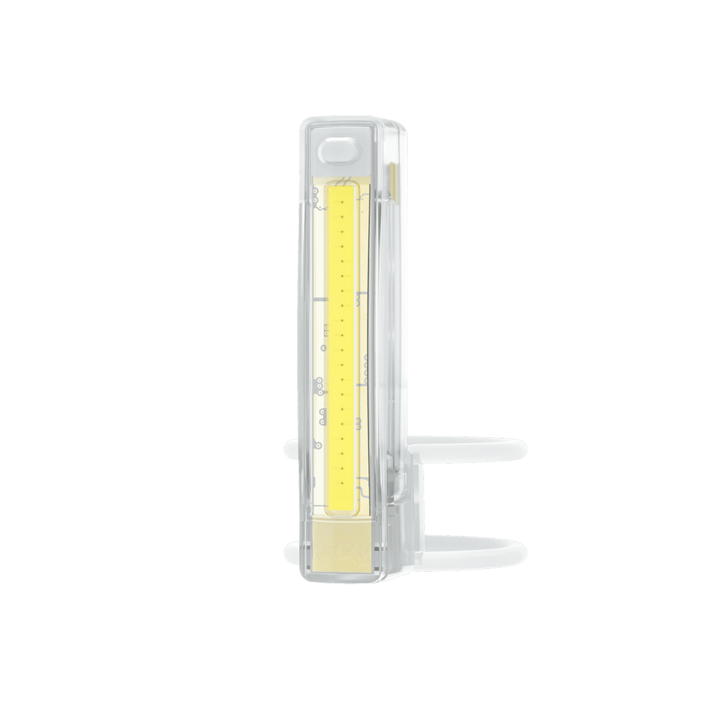 Knog Plus Front Bike Light - Bright, Wearable, USB Rechargeable Cycling Safety