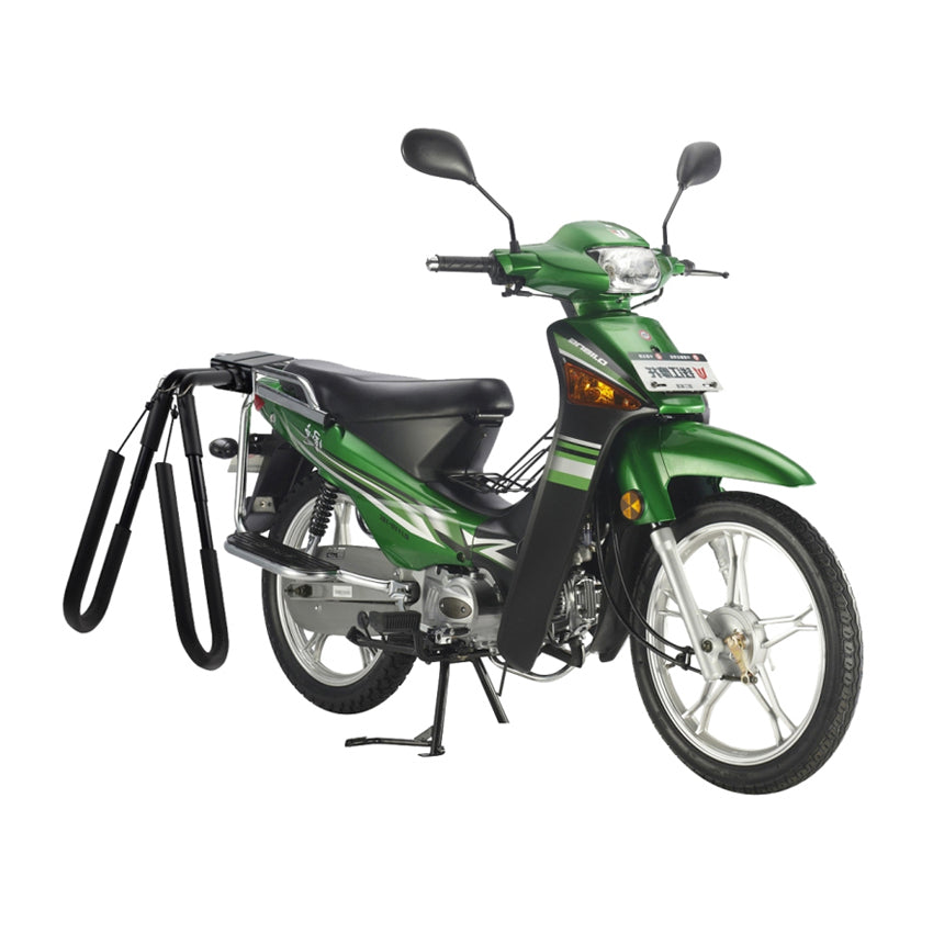 Ultimate ACE Bike Moped Surfboard Rack - Securely Carry Boards up to 8ft