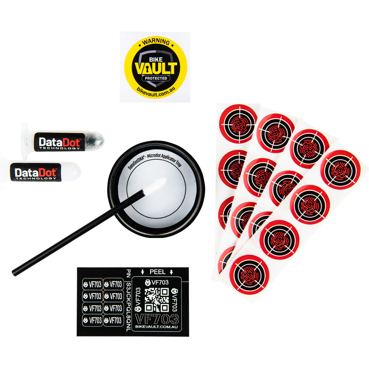 VAULT ET655XL Heavy-Duty Combination Bike Chain Lock with ID Kit