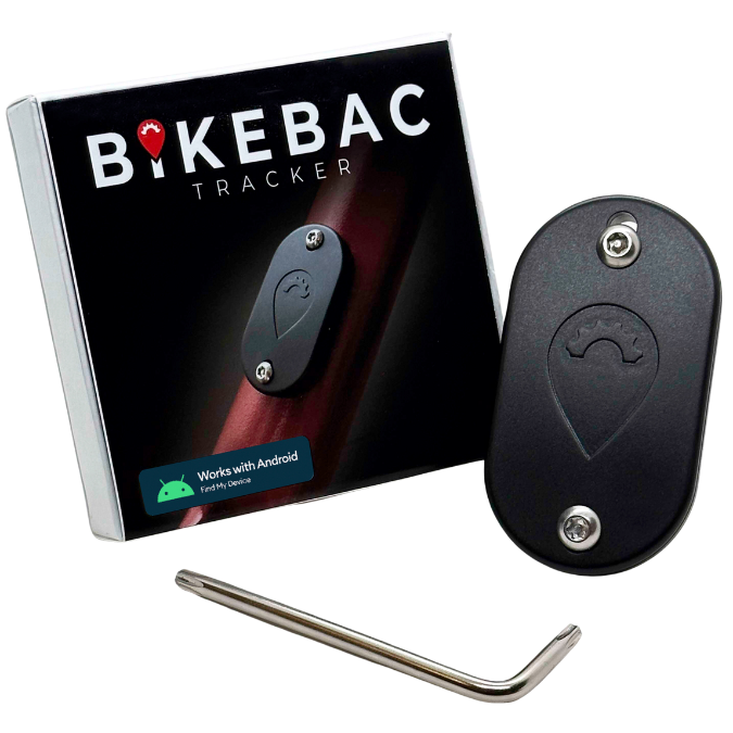 Bikebac Advanced GPS Tracker for Android Bikes - Real-time Anti-Theft Security