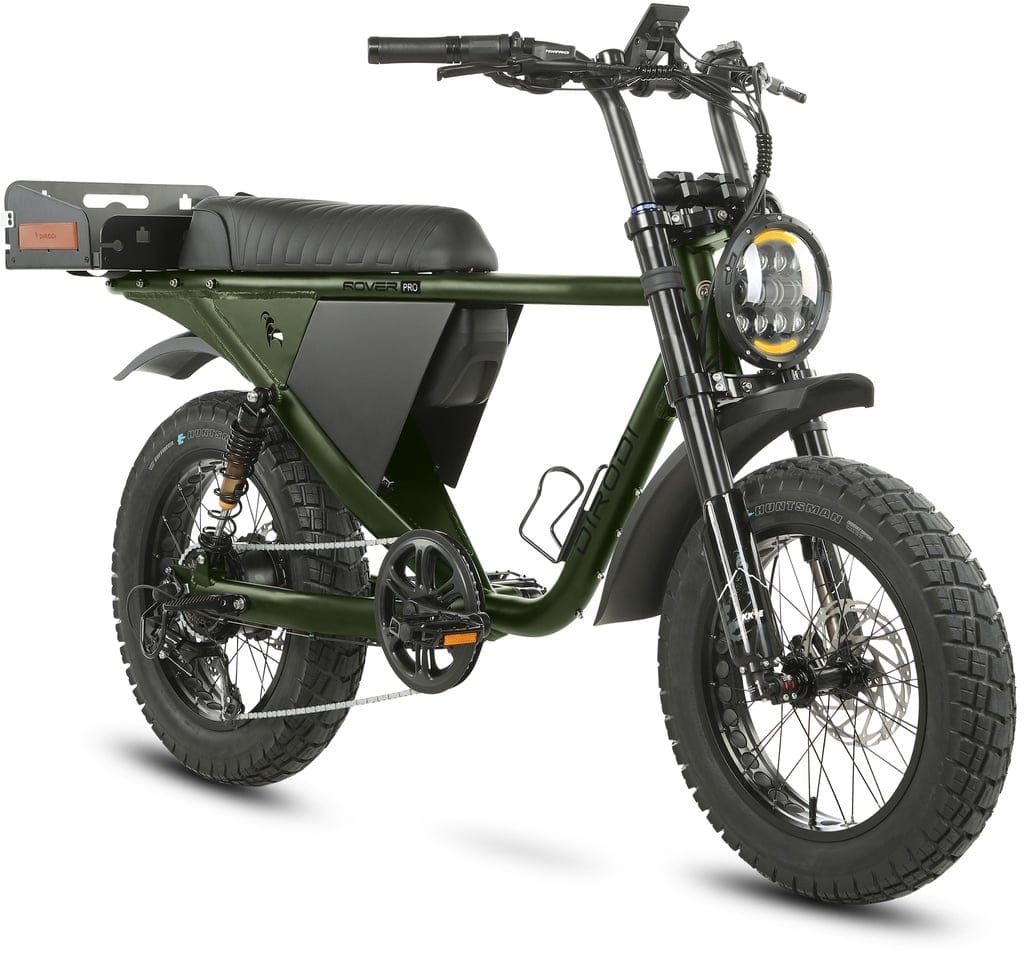 DiroDi Rover Pro E-Bike: Dual Suspension, Two-Person, Road-Legal Adventure