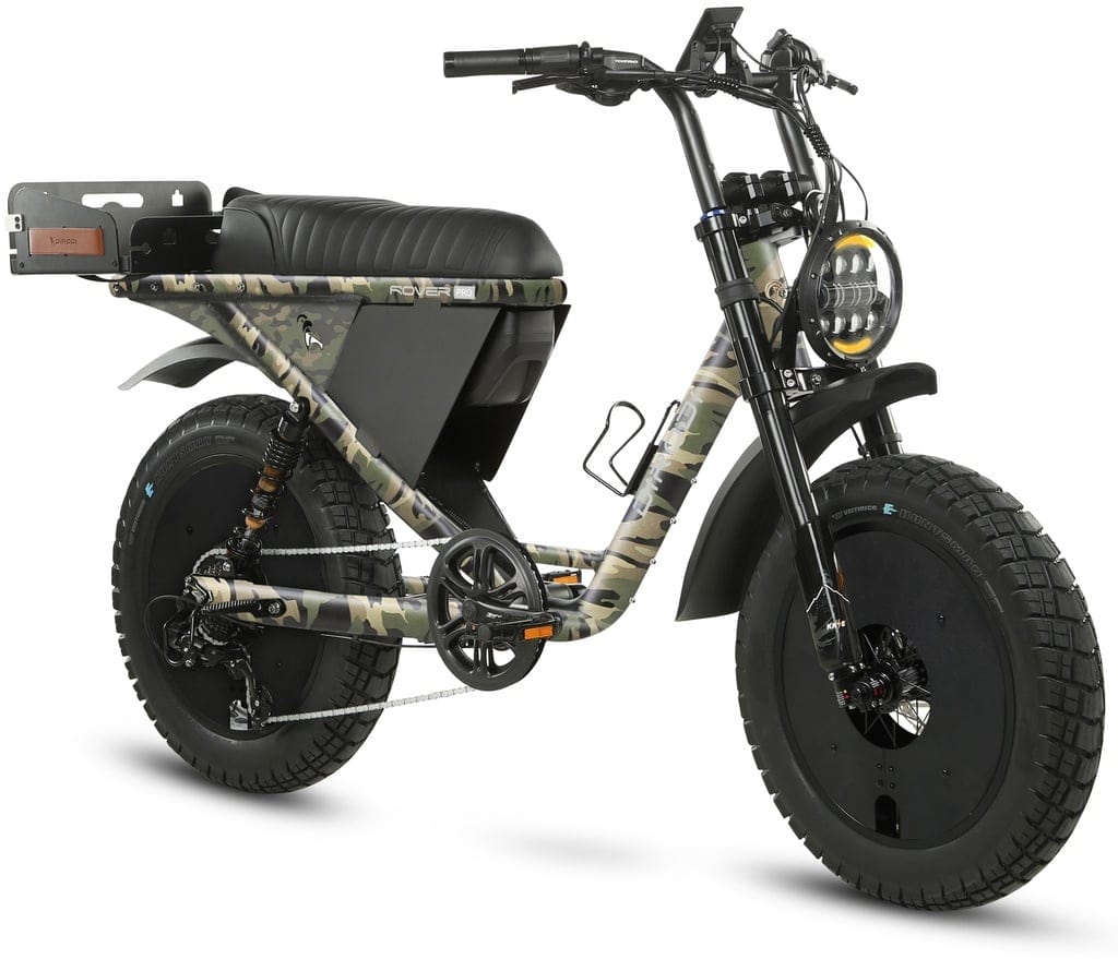 DiroDi Rover Pro E-Bike: Dual Suspension, Two-Person, Road-Legal Adventure
