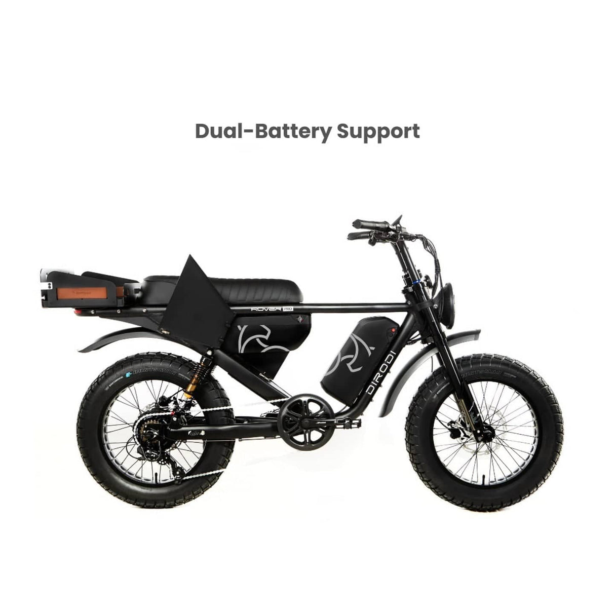 DiroDi Rover Pro E-Bike: Dual Suspension, Two-Person, Road-Legal Adventure