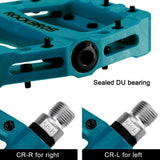 ROCKBROS Lightweight Nylon Composite Fibre Bike Pedals for All Bikes