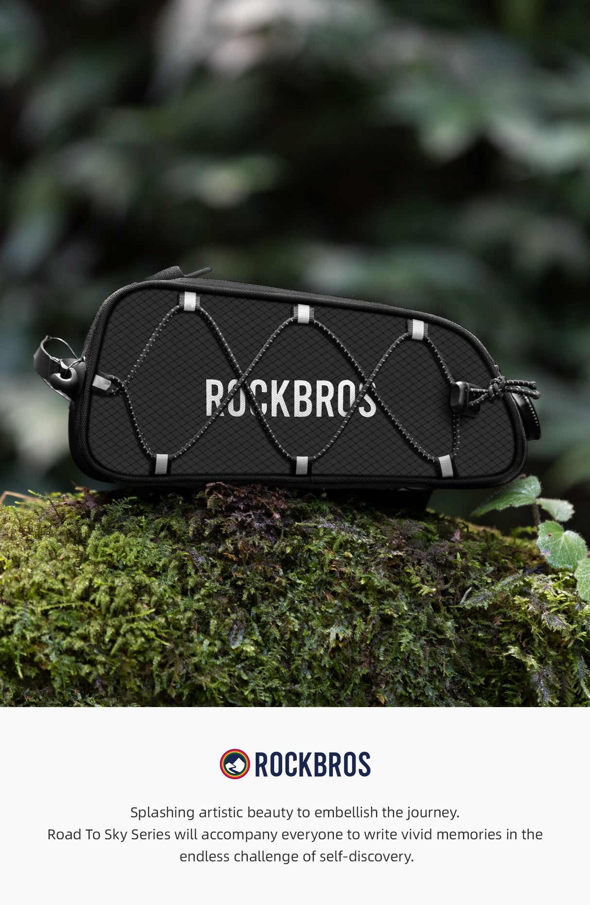ROCKBROS ROAD TO SKY Deluxe Waterproof Lightweight Top Tube Cycling Bag