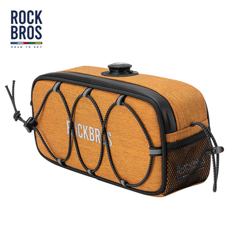 ROAD TO SKY ROCKBROS Deluxe Waterproof Cycling Handlebar Bag with Secure Lock