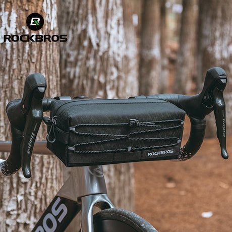 ROCKBROS 2L Cycling Handlebar Bag - Durable Portable Bike Shoulder Pouch