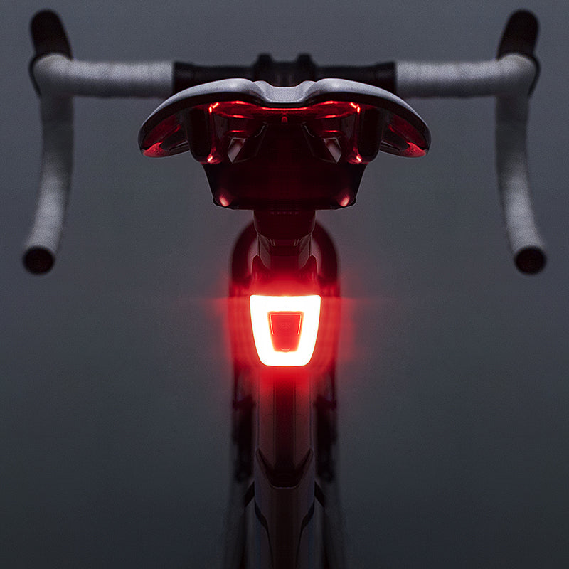 ROCKBROS Compact Red USB Rechargeable Helmet Light for Cycling Safety