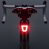 ROCKBROS Compact Red USB Rechargeable Helmet Light for Cycling Safety