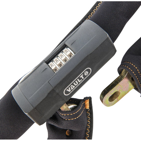 VAULT ET655XL Heavy-Duty Combination Bike Chain Lock with ID Kit