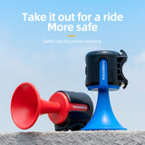 ROCKBROS 120dB Electronic Bicycle Horn: Waterproof, Loud & Compact Bike Bell
