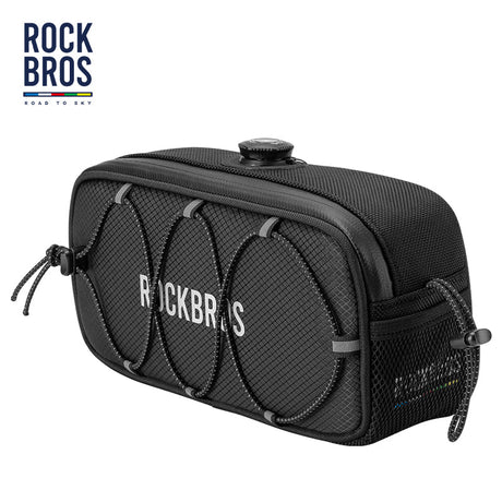 ROAD TO SKY ROCKBROS Deluxe Waterproof Cycling Handlebar Bag with Secure Lock