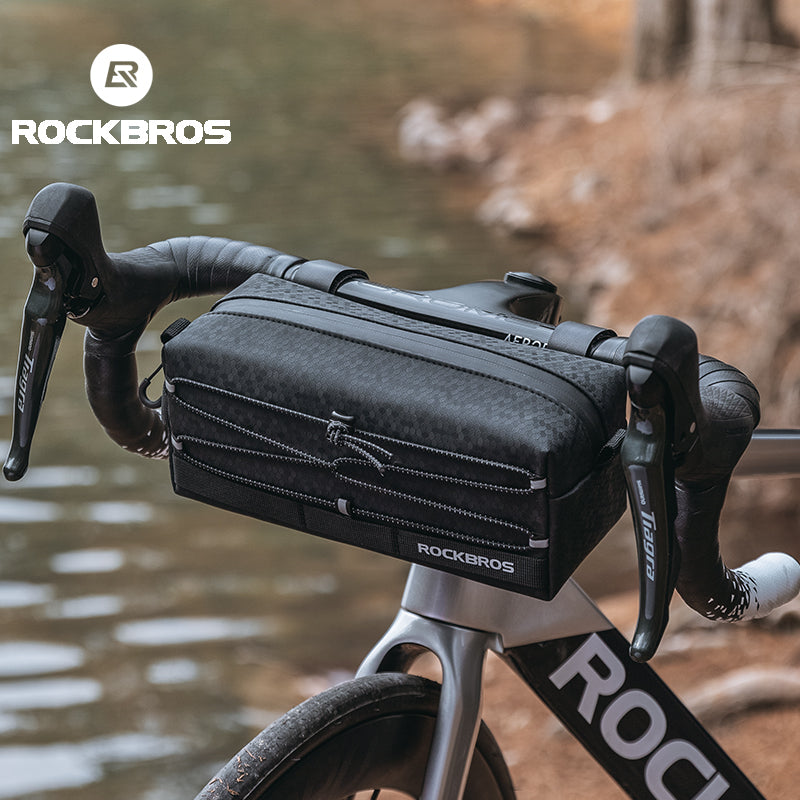 ROCKBROS 2L Cycling Handlebar Bag - Durable Portable Bike Shoulder Pouch
