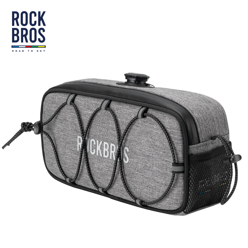 ROAD TO SKY ROCKBROS Deluxe Waterproof Cycling Handlebar Bag with Secure Lock
