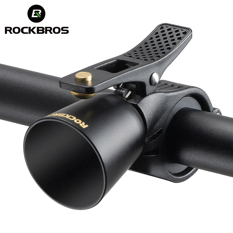 ROCKBROS Classic Brass Bike Bell: Loud, Durable, Easy Fit Adult Bicycles
