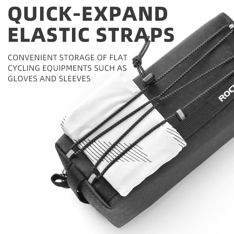 ROCKBROS 2L Cycling Handlebar Bag - Durable Portable Bike Shoulder Pouch