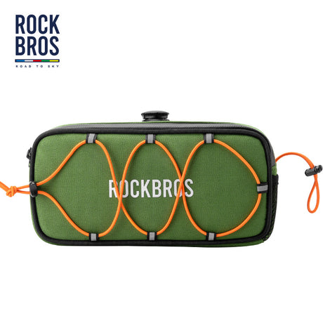 ROAD TO SKY ROCKBROS Deluxe Waterproof Cycling Handlebar Bag with Secure Lock