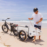 Ampd Bros Deluxe Beach Bike Trailer: Surfboard, Paddleboard, and Beach Gear Carrier